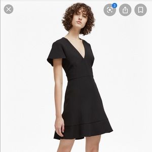 French Connection WHISPER RUTH V NECK DRESS